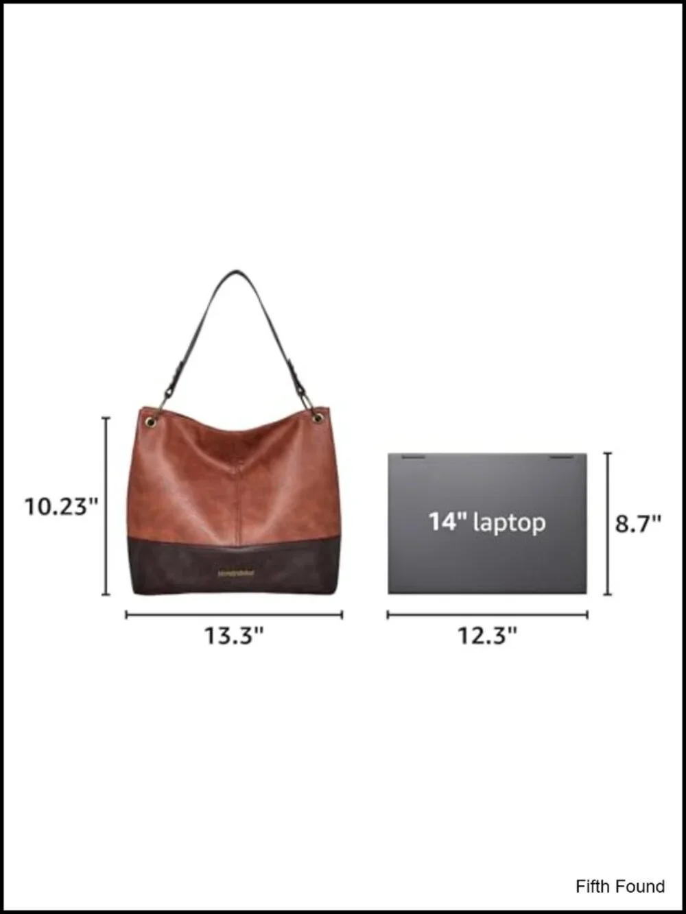 Montana West Hobo Bag Vegan Leather Slouchy Shoulder Tote Purse
